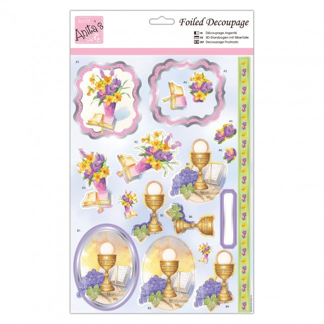 Anita's Foiled Decoupage - In Church