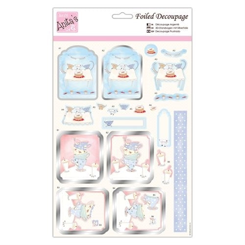 Anita's Foiled Decoupage - Fish Cake