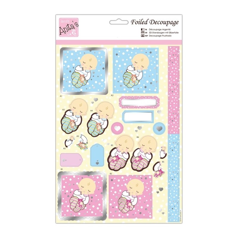 Anita's Foiled Decoupage - Extra Sweet