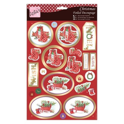 Anita's Foiled Decoupage - Snowy Outdoors