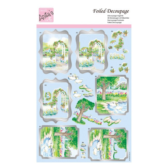 Anita's Foiled Decoupage - It's A Duck's Life