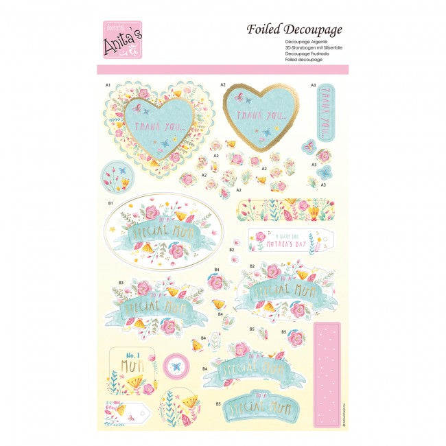 Anita's Foiled Decoupage - Special Mum