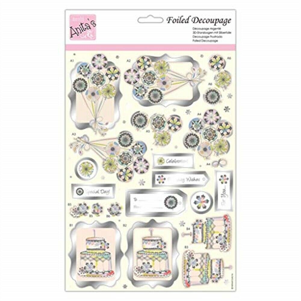Anita's Foiled Decoupage - Balloons for You