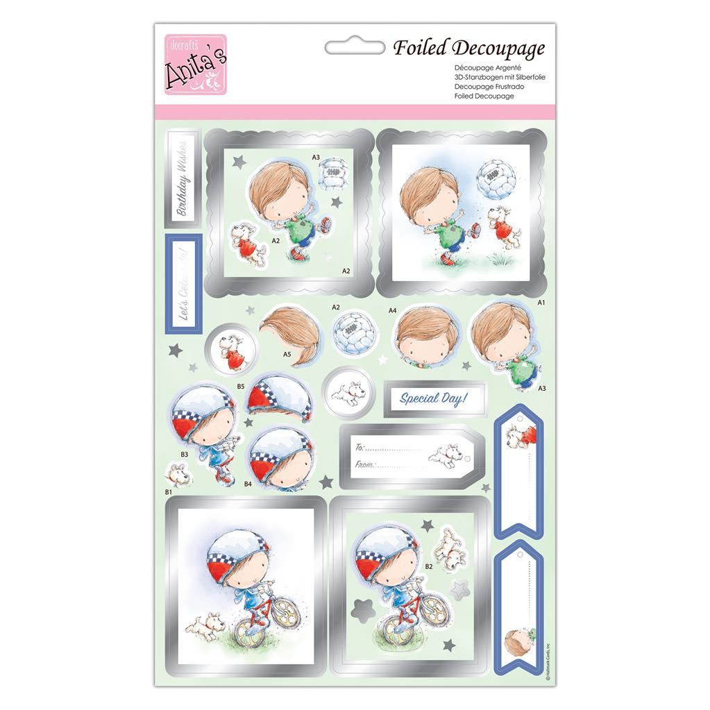 Anita's Foiled Decoupage - Little Adventures