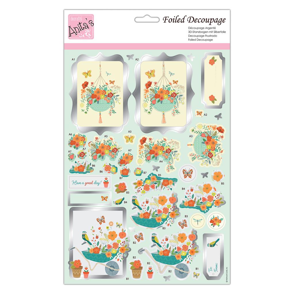 Anita's Foiled Decoupage - Spring has Sprung