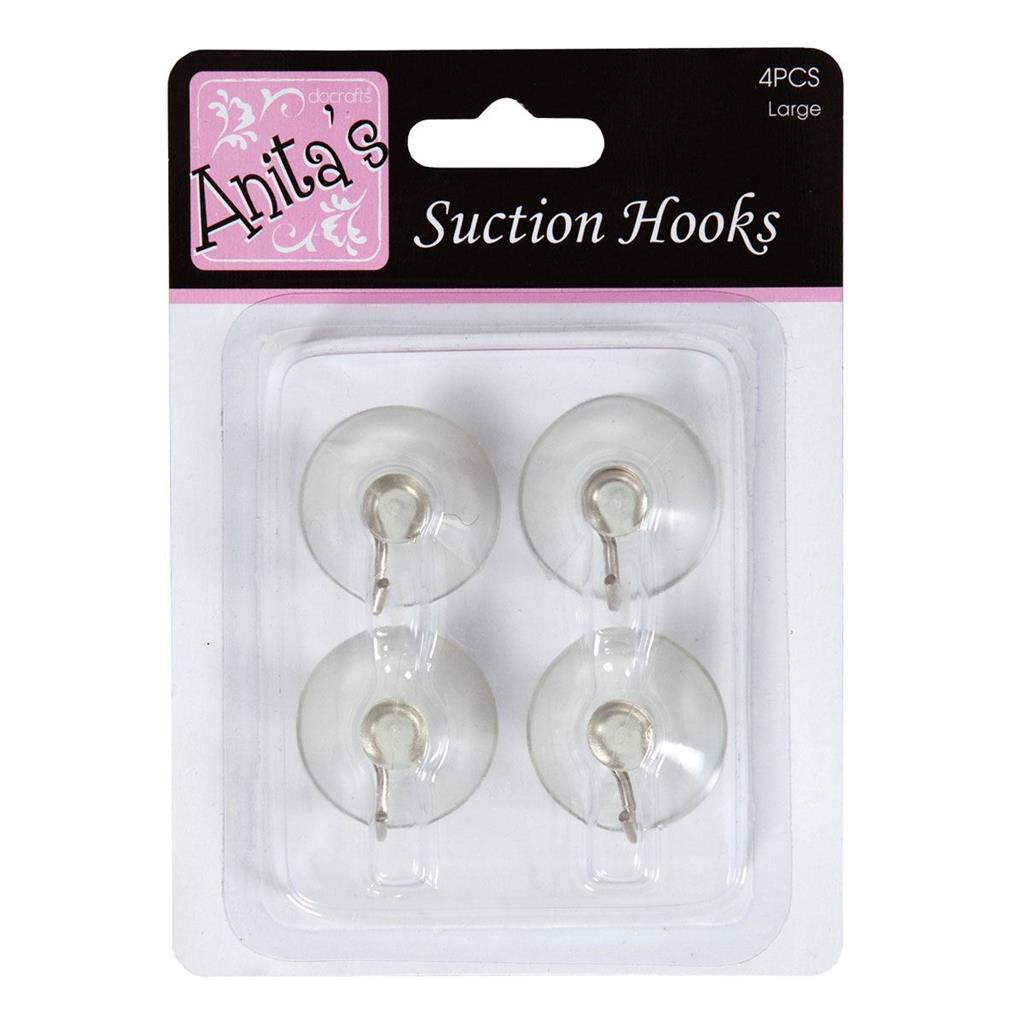 Anita's Suction Hooks Large (4pk)