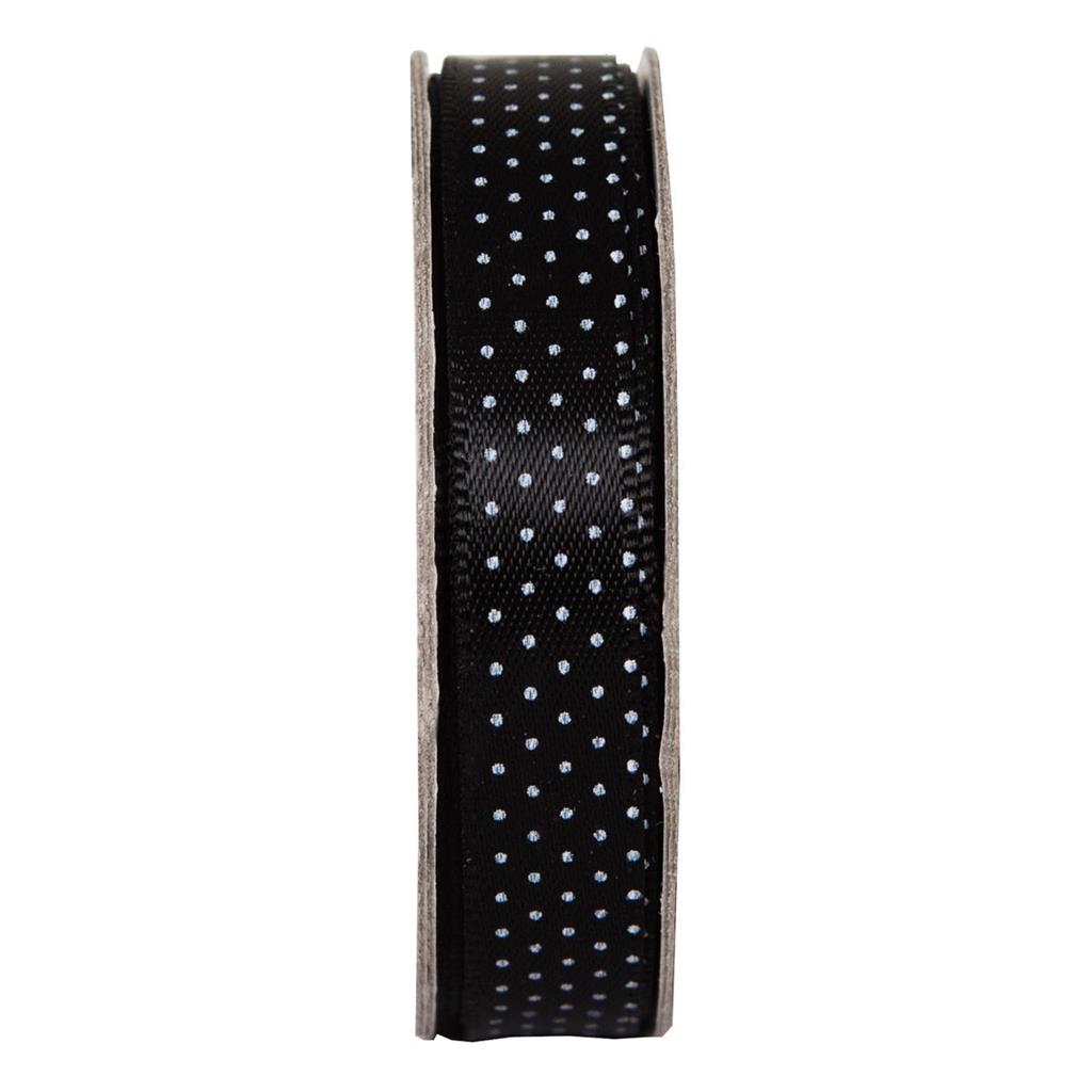 Anita's Spotted Ribbon 3m - Jet Black