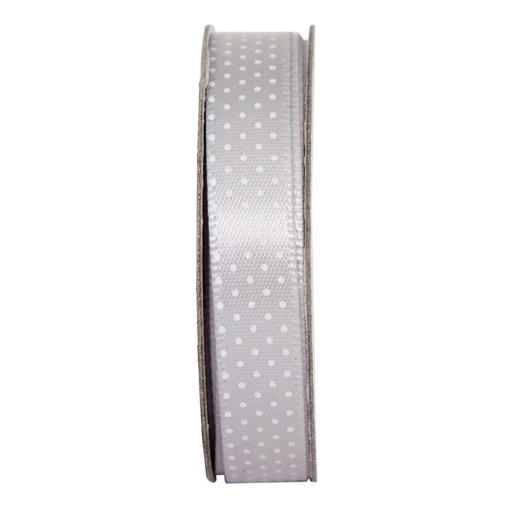 Anita's Spotted Ribbon 3m - Soft Silver