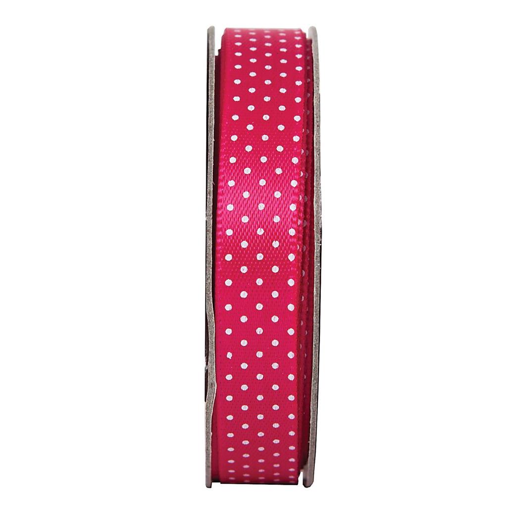 Anita's Spotted Ribbon 3m - Fuchsia