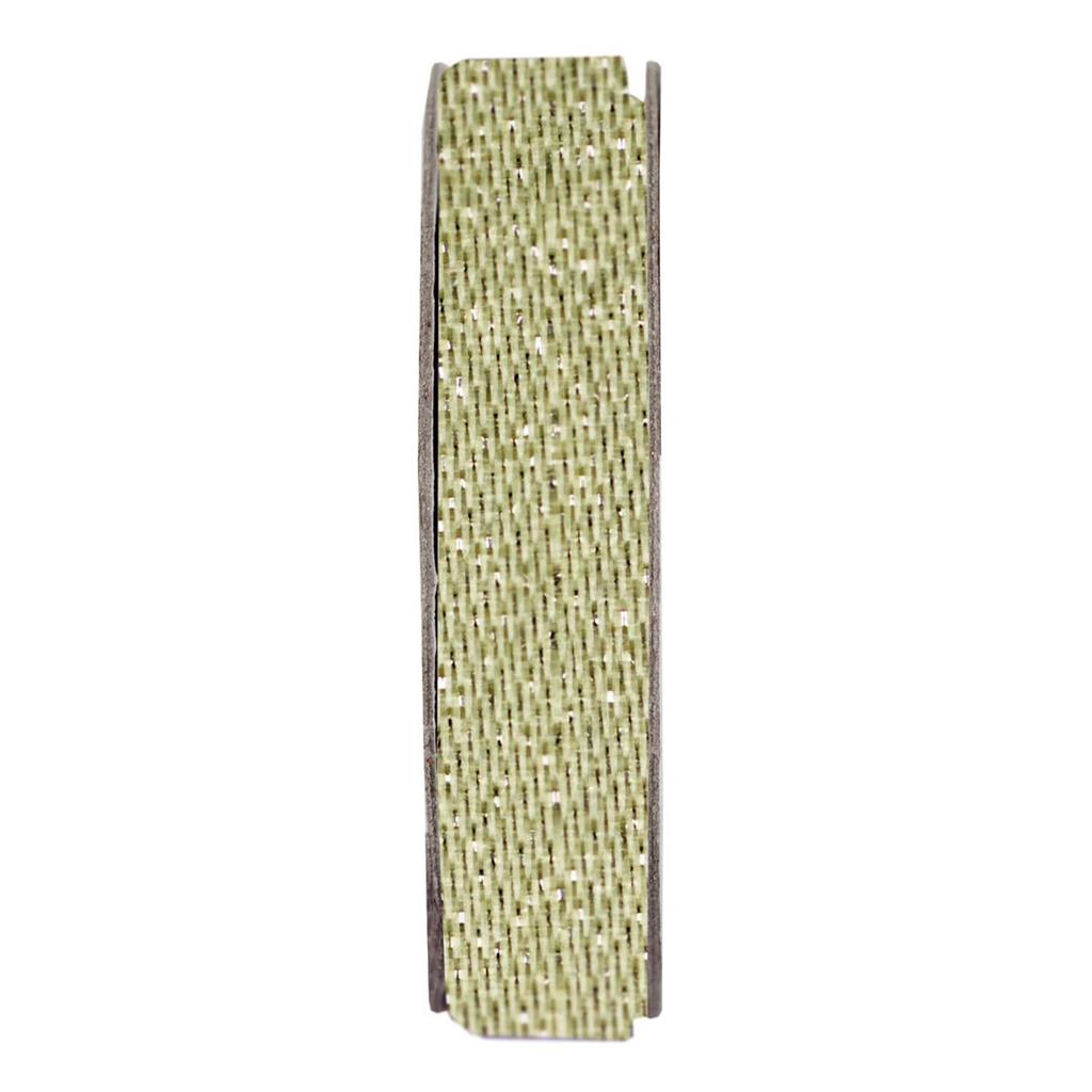 Anita's Glitter Satin Ribbon 3m - Lemon Drop