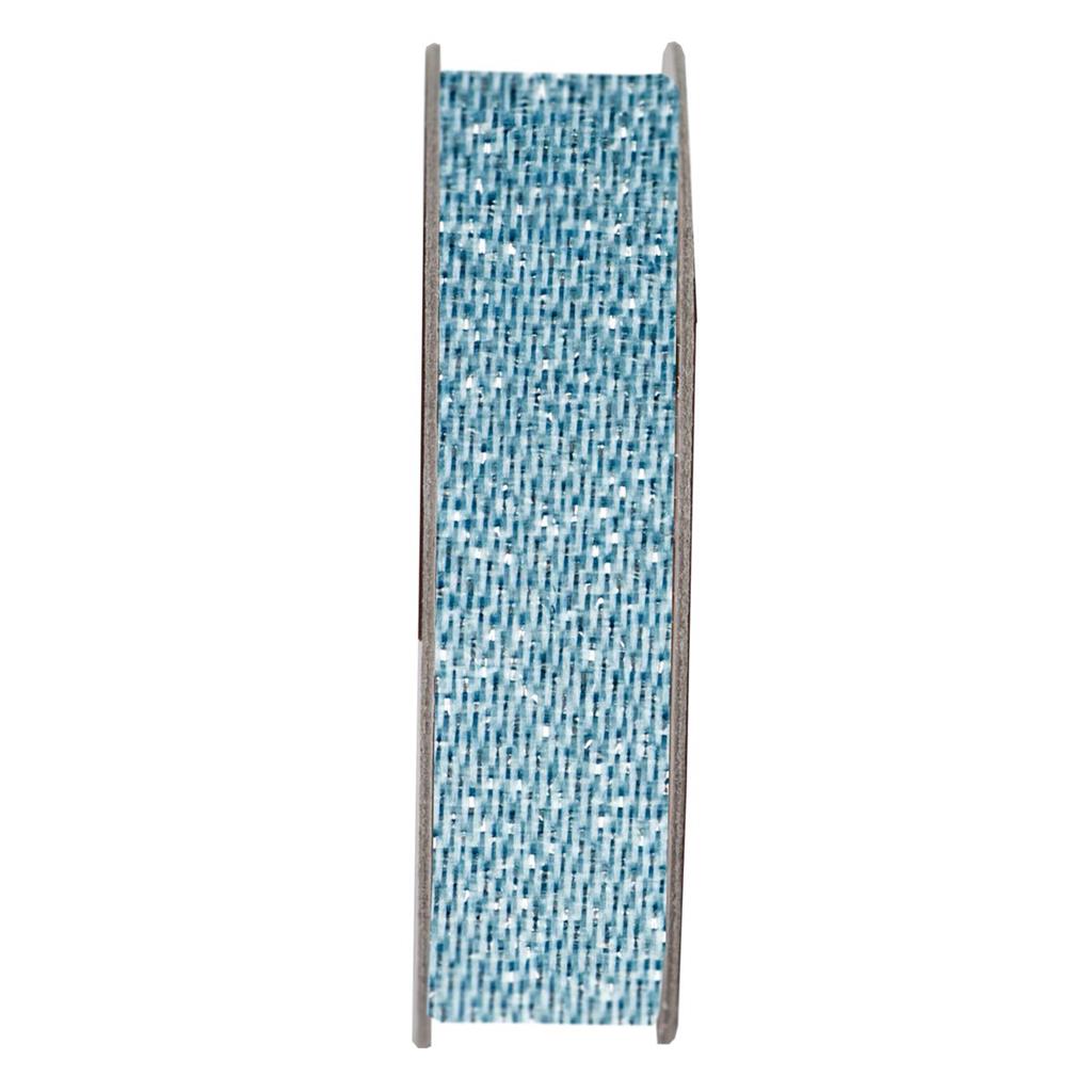 Anita's Glitter Satin Ribbon 3m - Soothing Blue