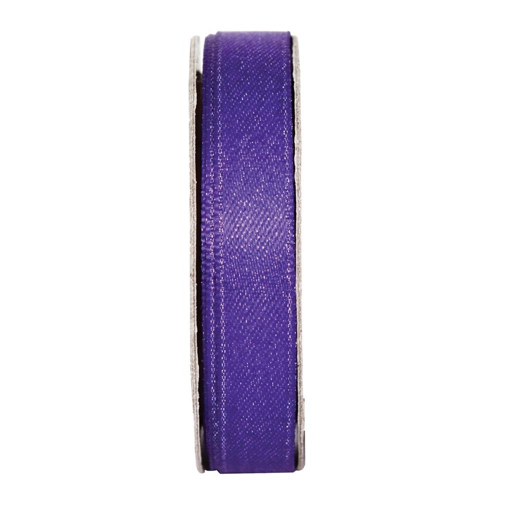 Anita's Glitter Satin Ribbon 3m - Deep Purple