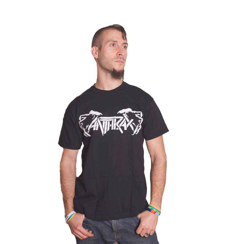 Anthrax Men's T-Shirt Black Death Hands (L)