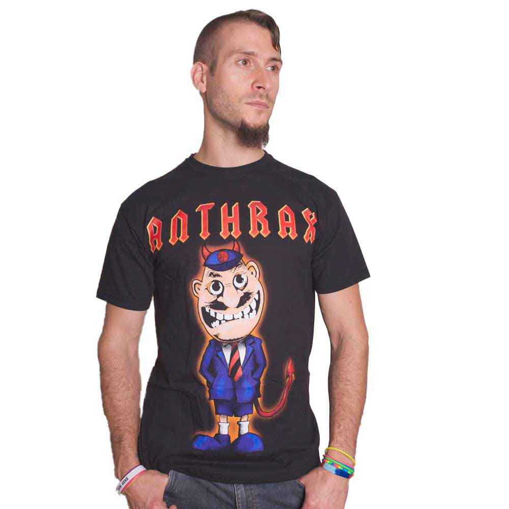 Anthrax Men's T-Shirt Black TNT Cover (L)