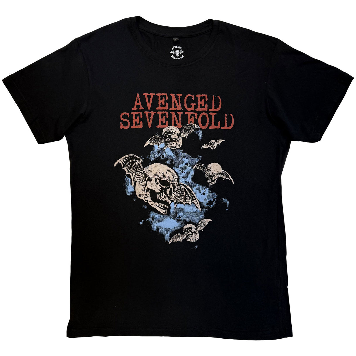 Avenged Sevenfold Unisex Carbon T-Shirt Night Bats Black (M)