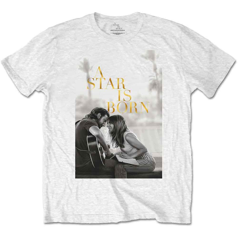 A Star Is Born Unisex T-Shirt Jack & Ally Movie Poster White (M)