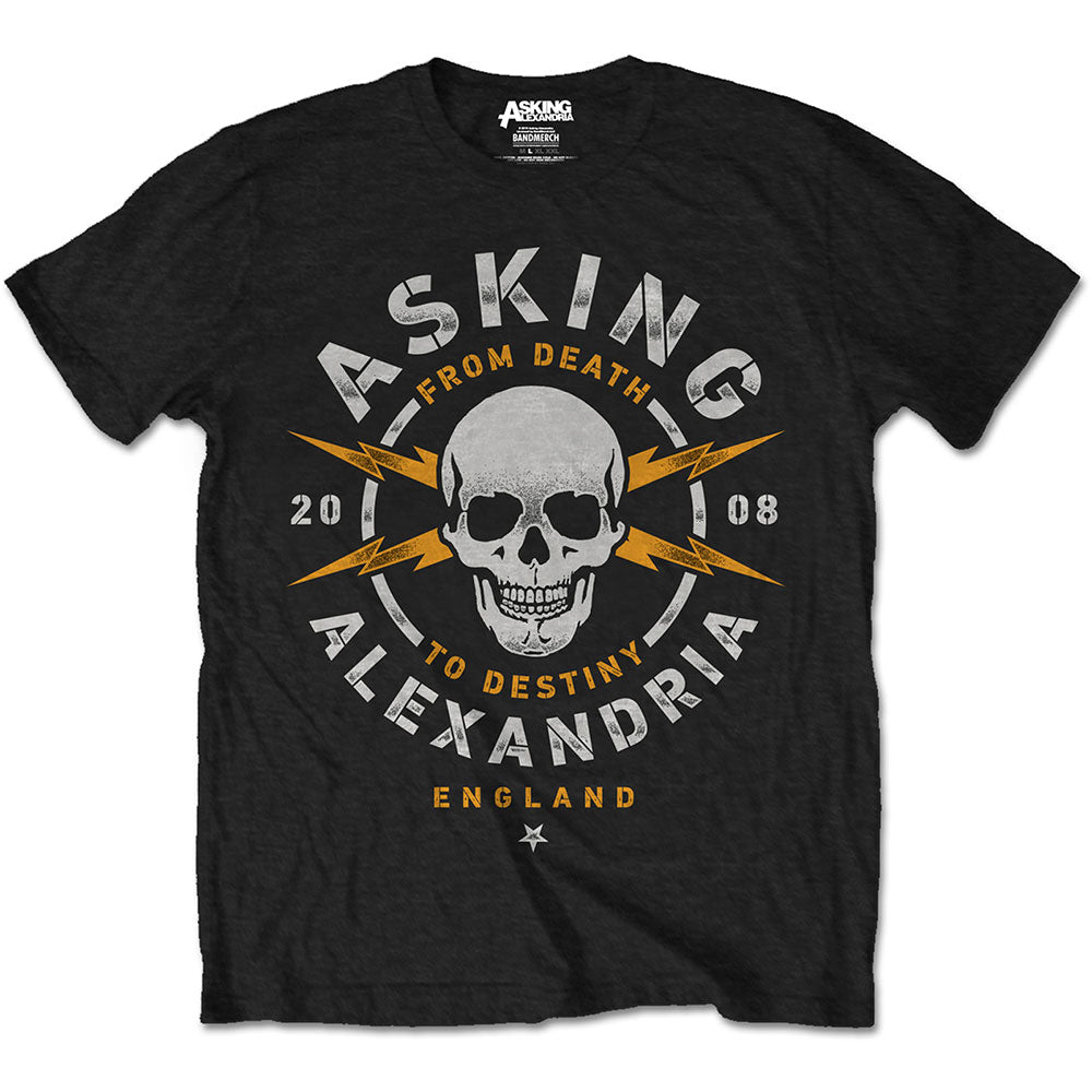 Asking Alexandria Men's T-Shirt Black Danger (S)