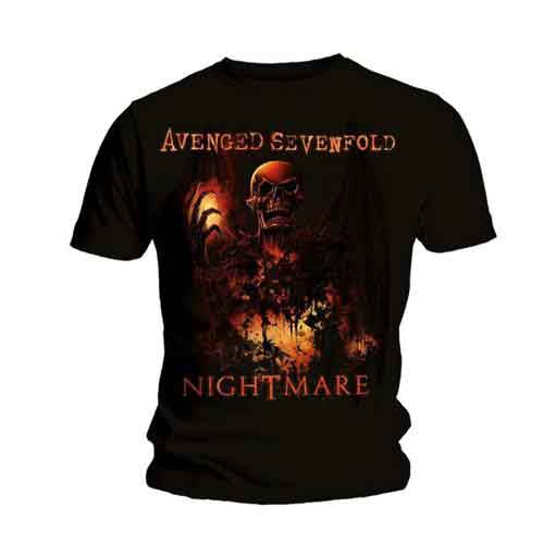 Avenged Sevenfold Men's T-Shirt Black Inner Rage (XL)