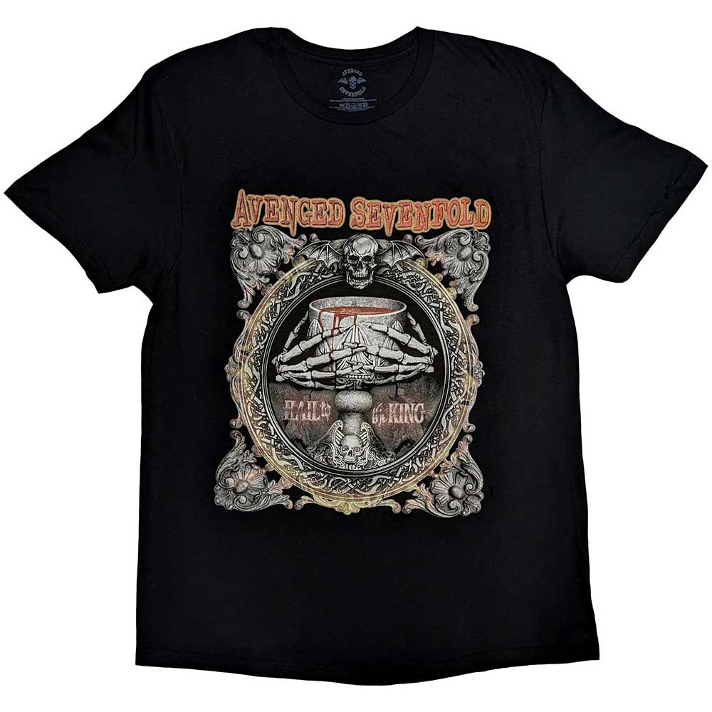 Avenged Sevenfold Men's T-Shirt Black Drink (L)