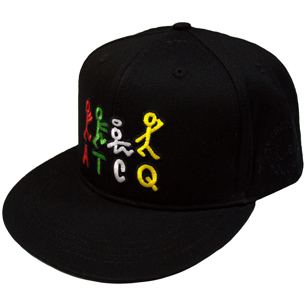 A Tribe Called Quest Unisex Snapback Baseball Cap Stick Figures Logo (Side Print)