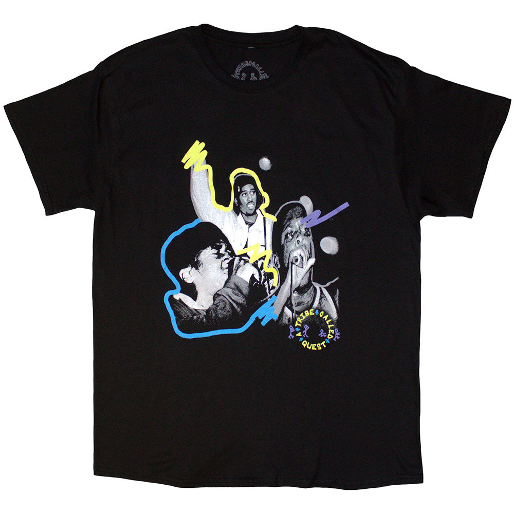 A Tribe Called Quest Unisex T-Shirt Paint Black (XL)