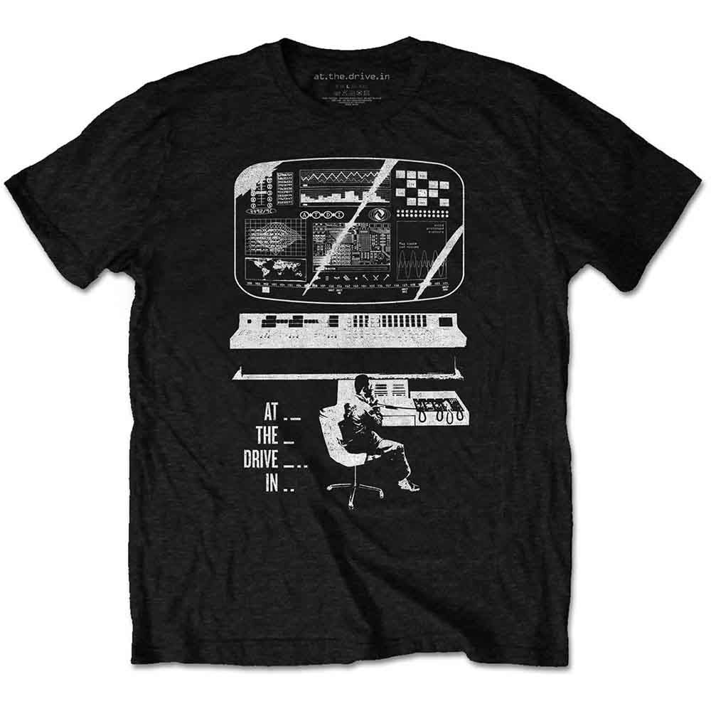 At The Drive-In Unisex T-Shirt Monitor Black (XL)