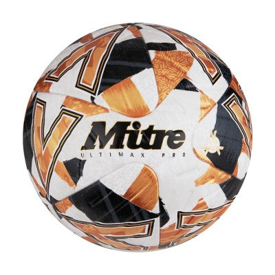 Mitre Ultimax Pro 23 Football White/Gold/Black (Size 5)