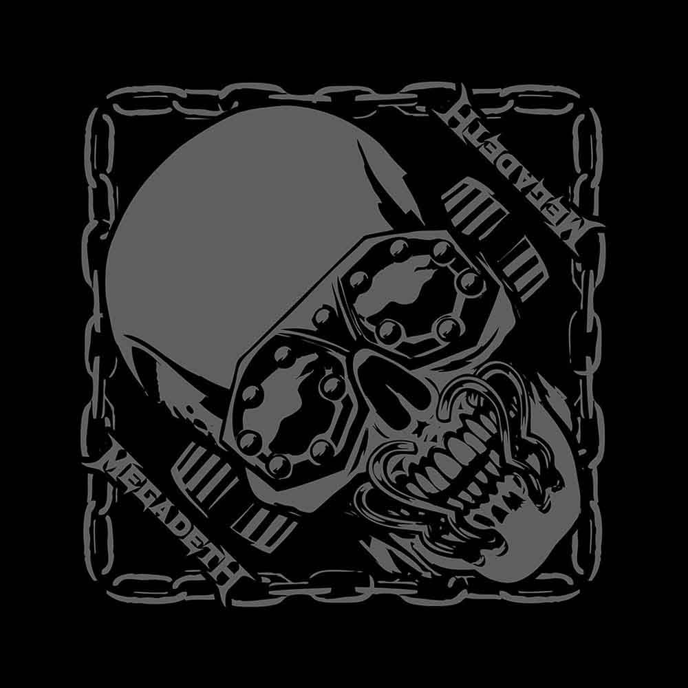 Megadeth Unisex Bandana Vic Rattlehead