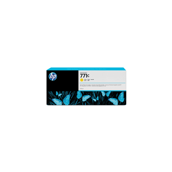 HP 771C Yellow Ink Cartridge 775ml for HP DesignJet Z6200/Z6610/Z6810