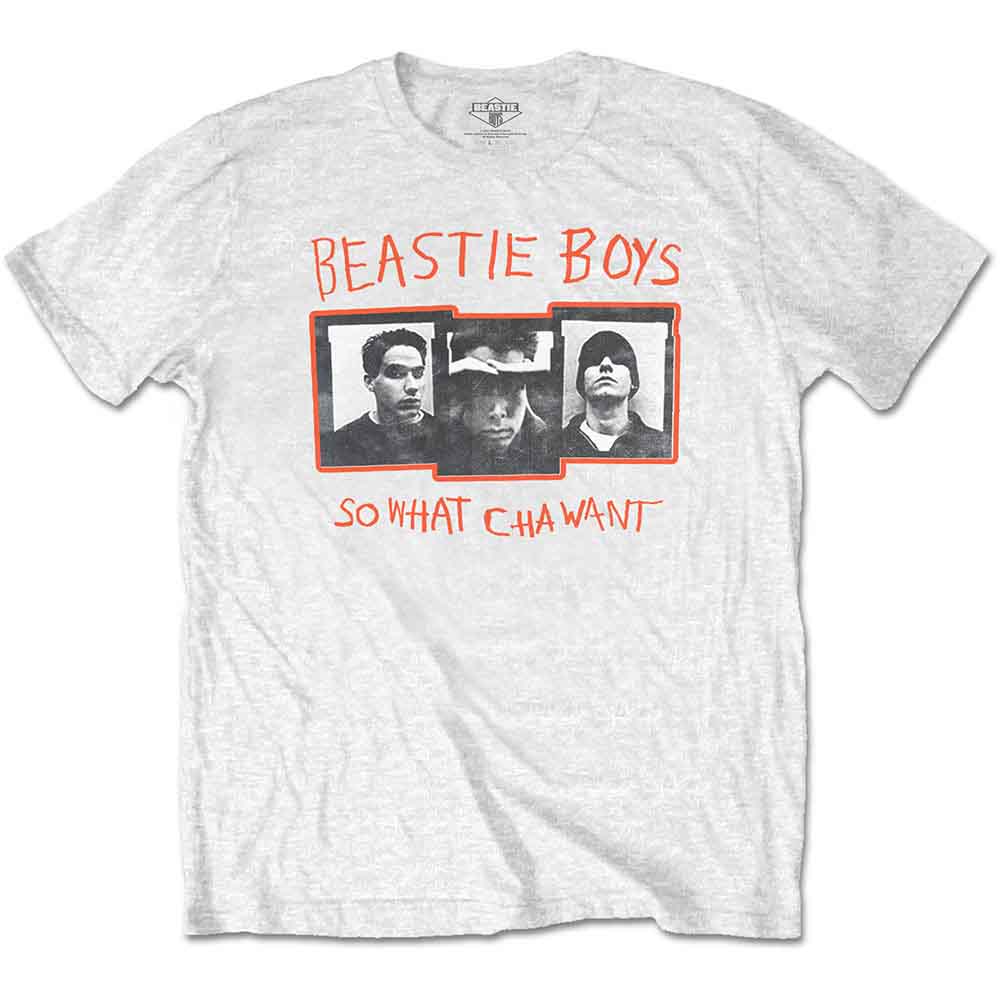 The Beastie Boys Unisex T-Shirt So What Cha Want White (L)