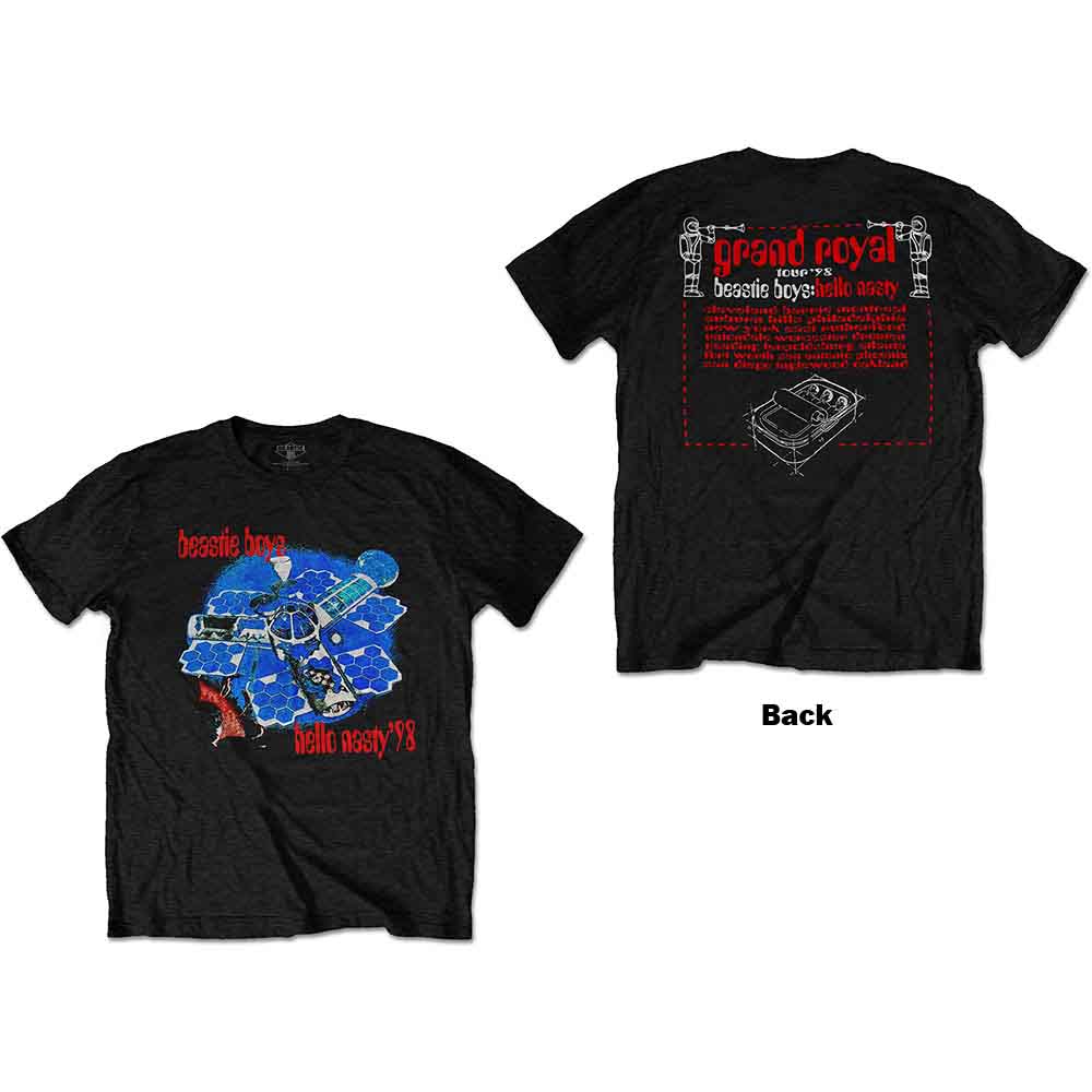 The Beastie Boys Unisex T-Shirt Hello Nasty (Back Print) Black (XXL)