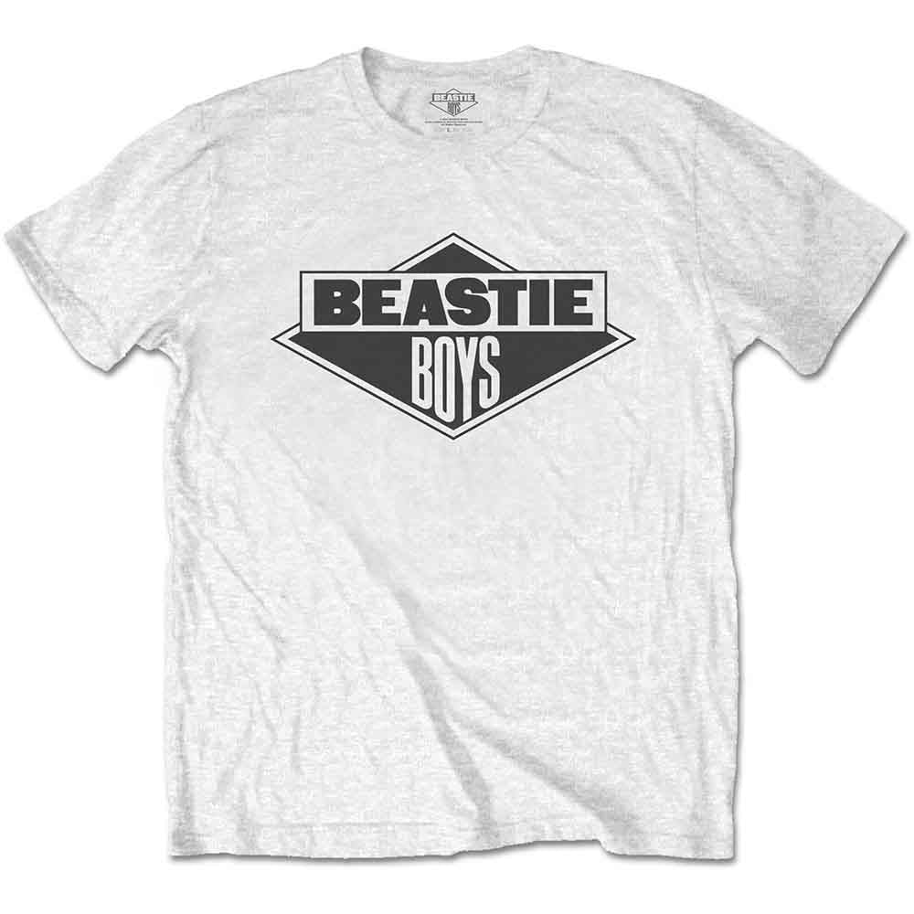 The Beastie Boys Unisex T-Shirt B&W Logo White (M)