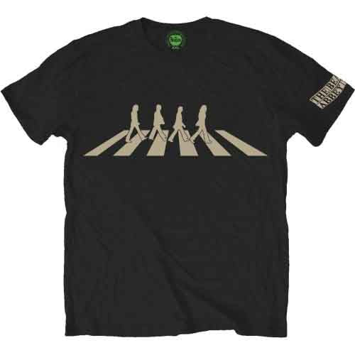 The Beatles Men's T-Shirt Abbey Road Silhouette Black (XL)