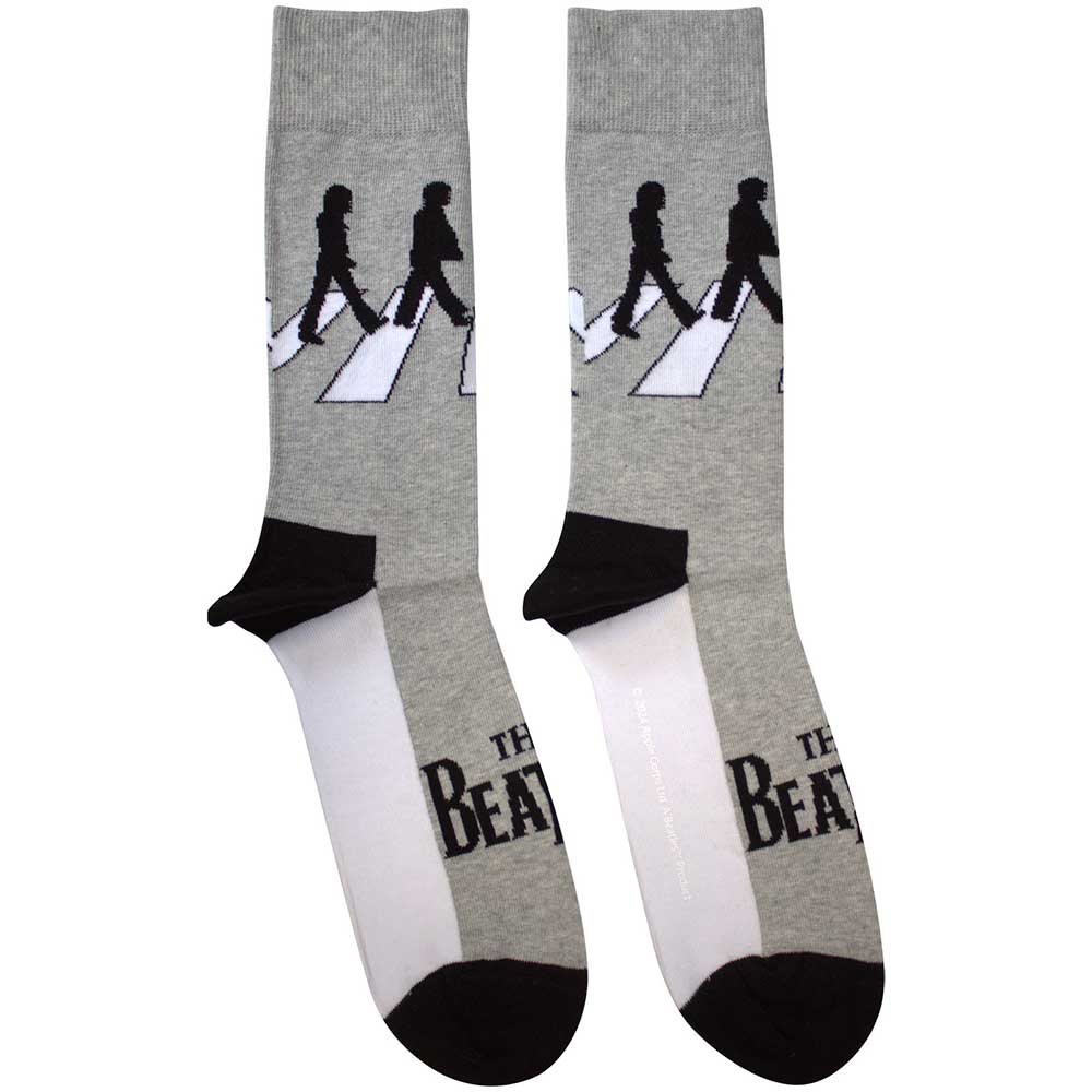 The Beatles Unisex Ankle Socks Abbey Road Silhouettes Grey (UK Size 7-11)