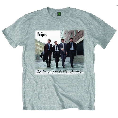 The Beatles Men's T-Shirt On Air Grey (XXL)