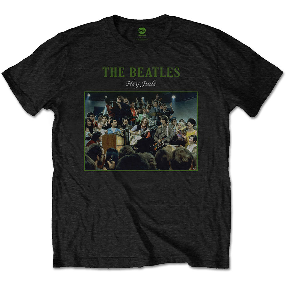 The Beatles Unisex T-Shirt Hey Jude Live Black (L)