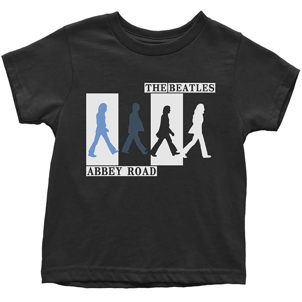 The Beatles Kids T-Shirt (Toddler) Abbey Road Colours Crossing Black (12mths)