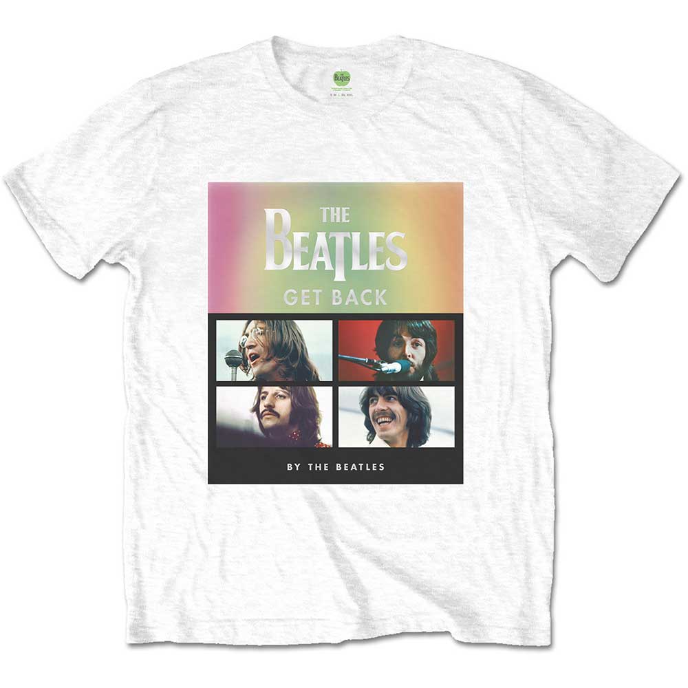 The Beatles Unisex T-Shirt Album Faces Gradient White (XL)