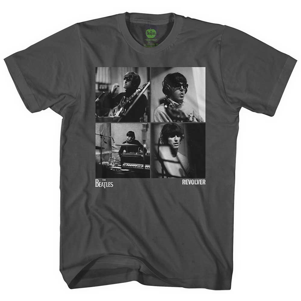 The Beatles Unisex T-Shirt Revolver Studio Shots Grey (XL)