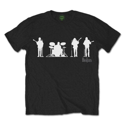 The Beatles Men's Premium T-Shirt Saville Row Line Up Black (XL)