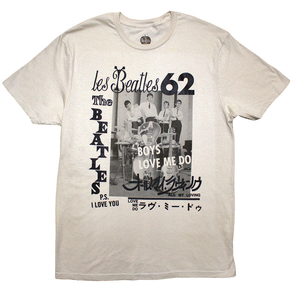 The Beatles Unisex T-Shirt 1962 Sand (XL)
