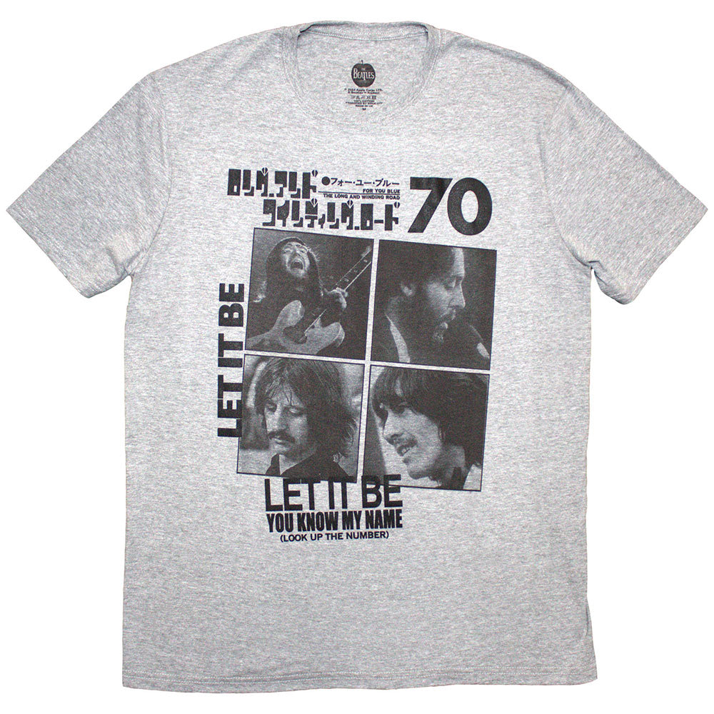 The Beatles Unisex T-Shirt 1970 Grey (S)
