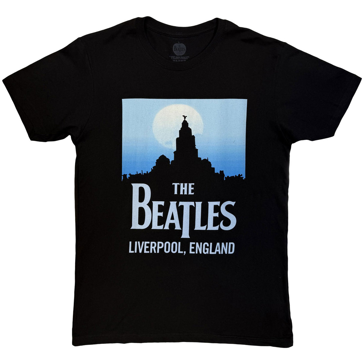 The Beatles Unisex T-Shirt Liverpool England Black (L)