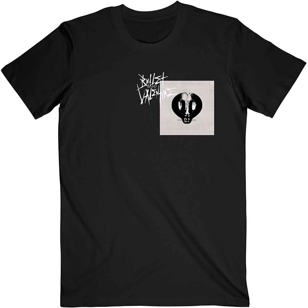Bullet For My Valentine Unisex T-Shirt Album Cropped & Logo Black (XL)