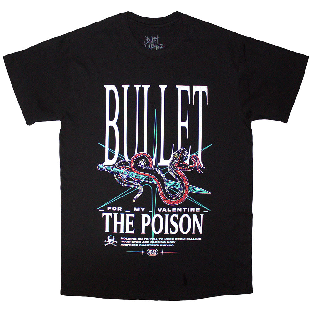 Bullet For My Valentine Unisex T-Shirt The Poison Snake Black (XL)