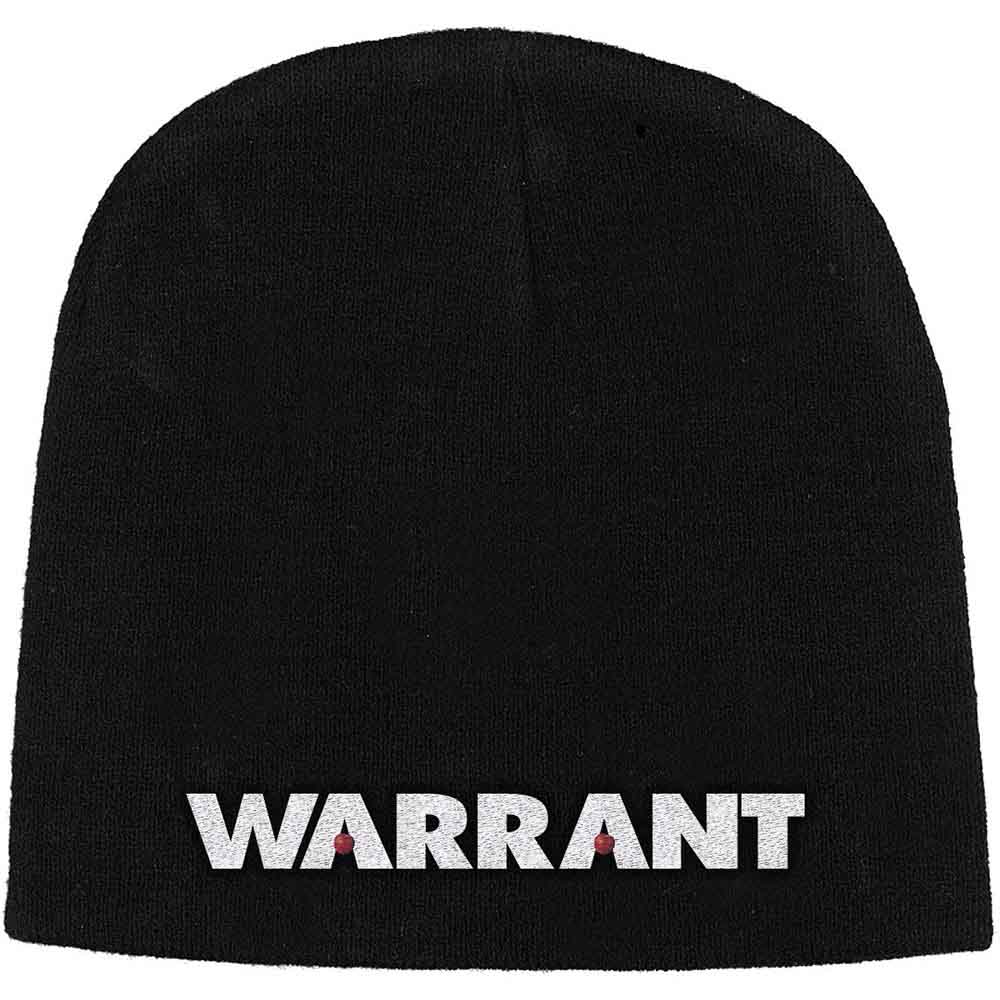 Warrant Unisex Beanie Hat Logo Black