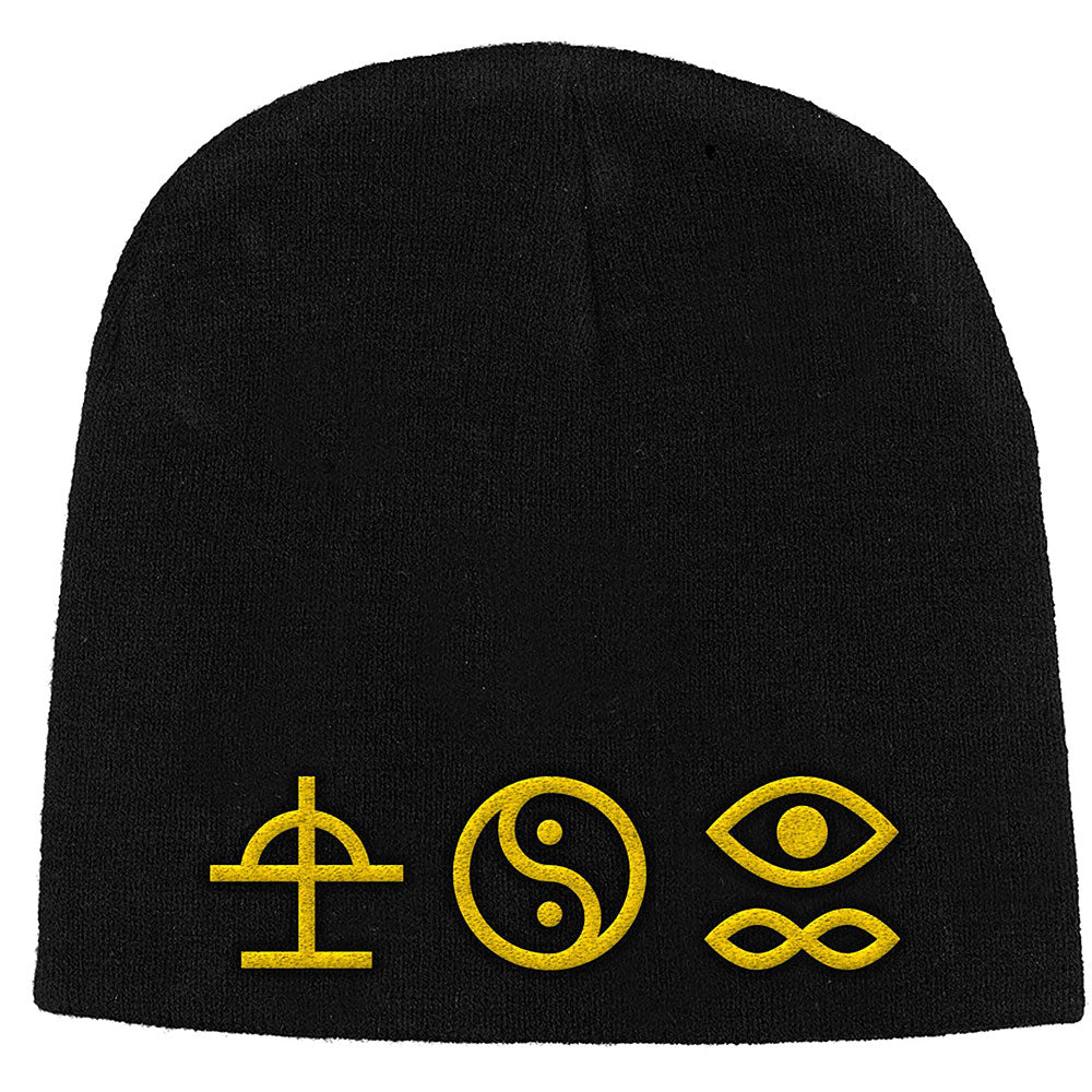 Bad Omens Unisex Beanie Hat Symbols (Black
