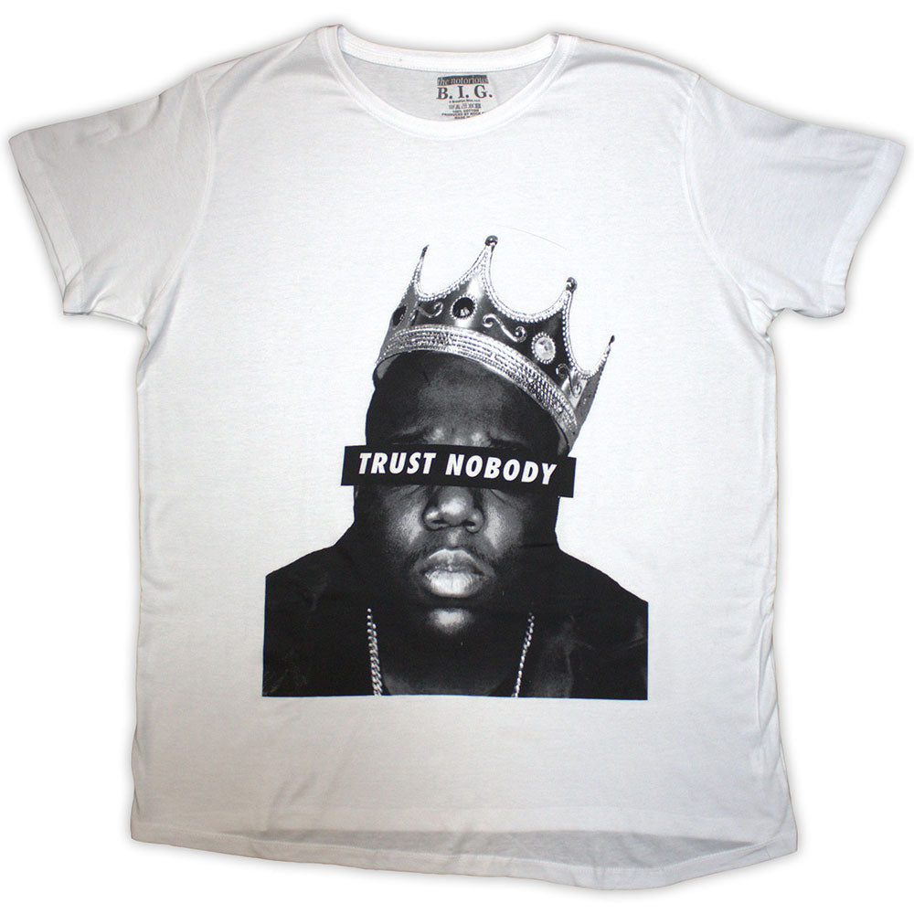 Biggie Smalls Ladies T-Shirt Trust Nobody White (8)