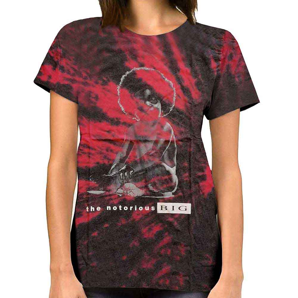 Biggie Smalls Unisex T-Shirt Baby Biggie (Dip-Dye) Red (M)
