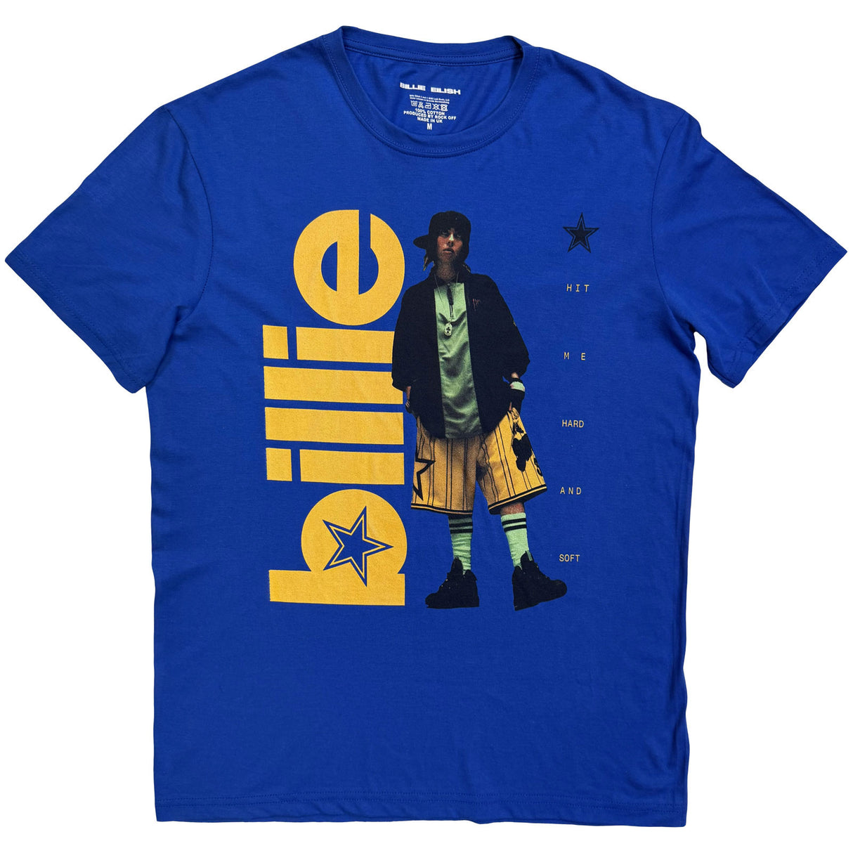 Billie Eilish Unisex T-Shirt Billie Blue (S)